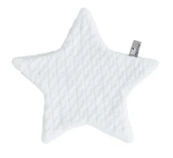 Knuffeldoekje Ster Kabel - Wit