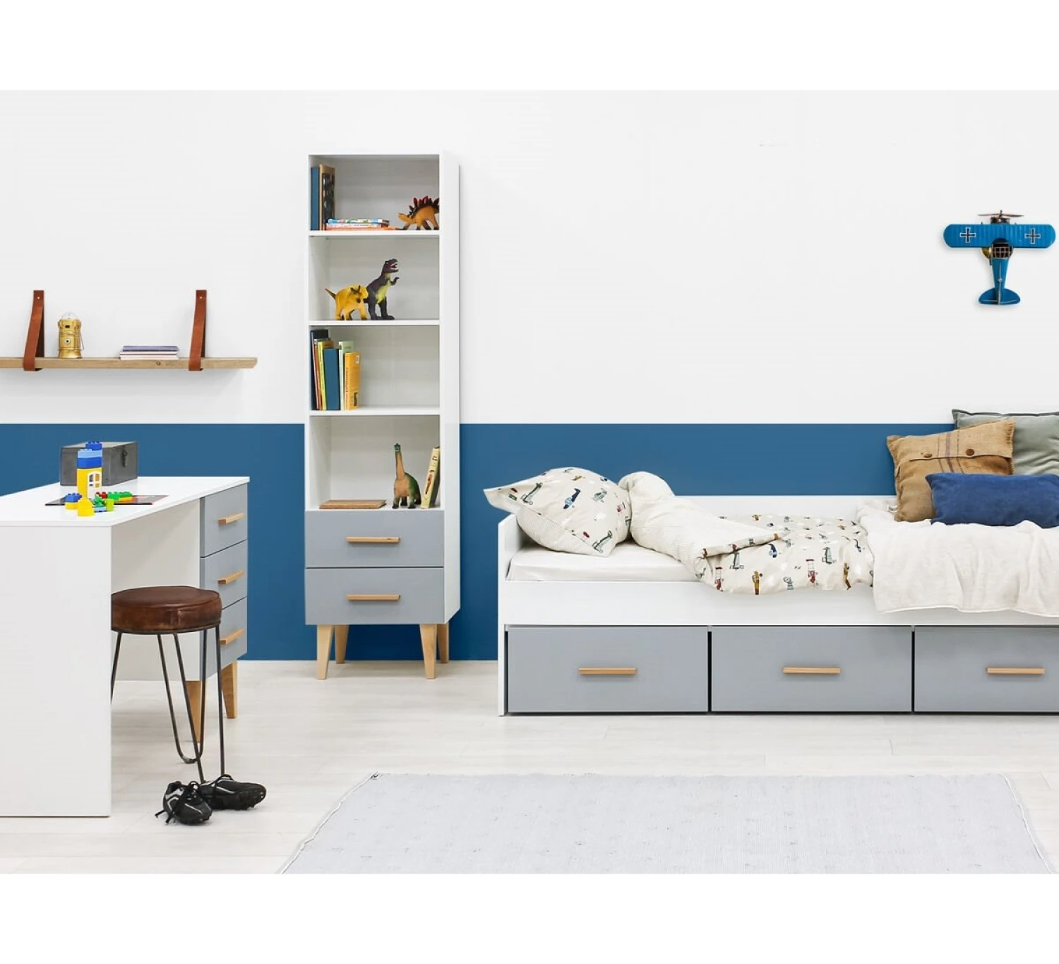 Bedbank Emma 90x200 3 Laden (excl. Bodem) 4 Bedbank Emma 90x200 3 Laden (excl. Bodem) - Afbeelding 4