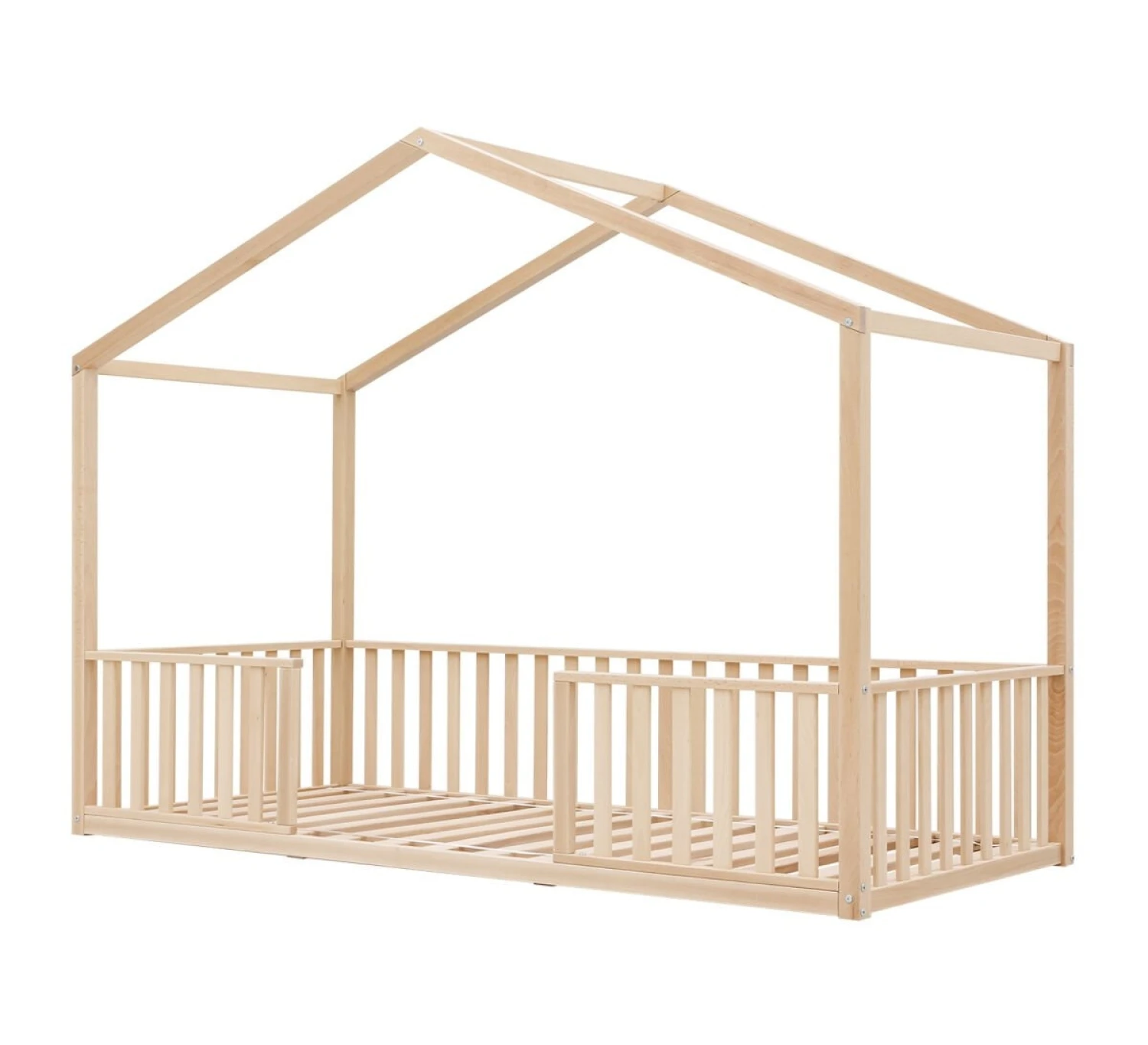Huisbed Robin 90x200 - Naturel 2 Huisbed Robin 90x200 - Naturel - Afbeelding 2