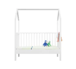 My First House Bedbank 70x140 - Wit -Babyproducten bopita my first house bedbank 70x140 wit 2