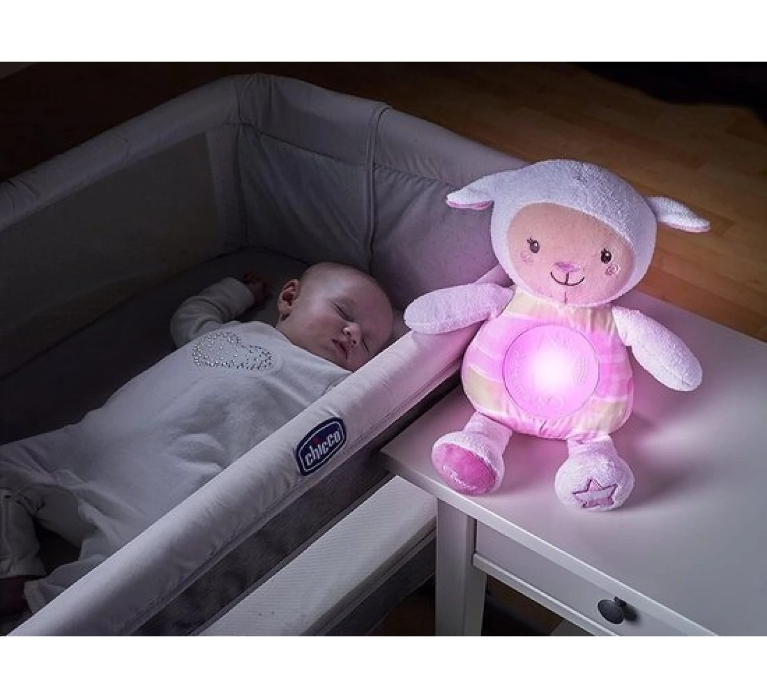 CHICCO Zacht Schaapje Met Woordjes - Roze 2 CHICCO Zacht Schaapje Met Woordjes - Roze - Afbeelding 2