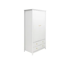 2-Deurskast Luna - White -Babyproducten flexa 2 deurskast luna white 2