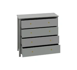 Commode Luna 4-Laden - Grey -Babyproducten flexa commode luna 4 laden grey 4
