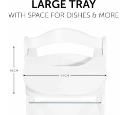 HAUCK Alpha Click Tray - White -Babyproducten hauck alpha click tray white 2
