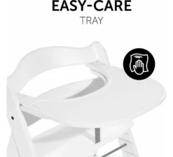 HAUCK Alpha Click Tray - White -Babyproducten hauck alpha click tray white 4