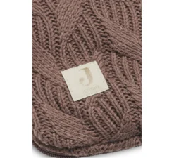 Jollein Voetenzak Groep 0+ Spring Knit - Chestnut -Babyproducten jollein voetenzak groep 0 spring knit chestnut 5