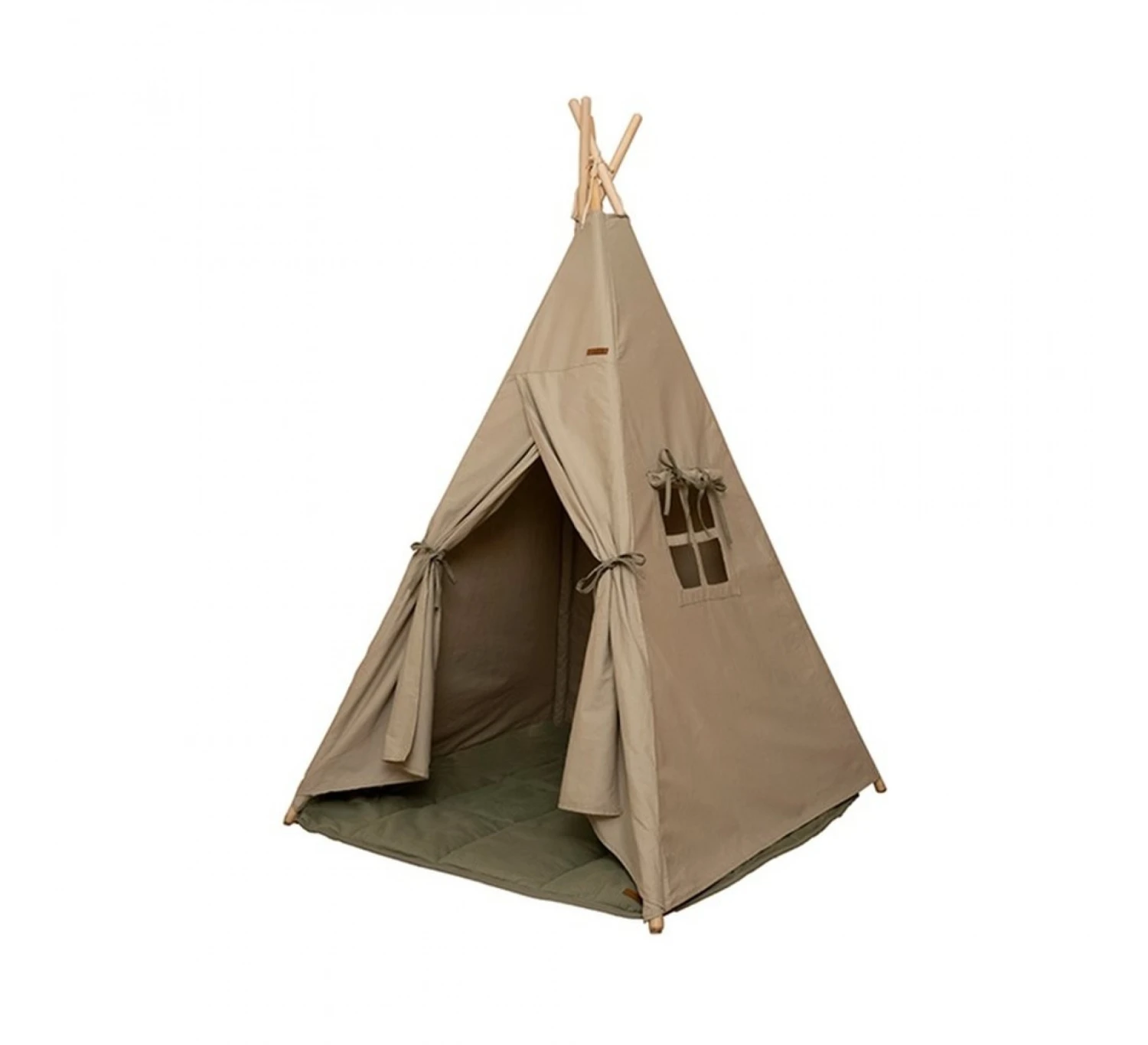 Little Dutch Tipi Tent - Olive 1 Little Dutch Tipi Tent - Olive