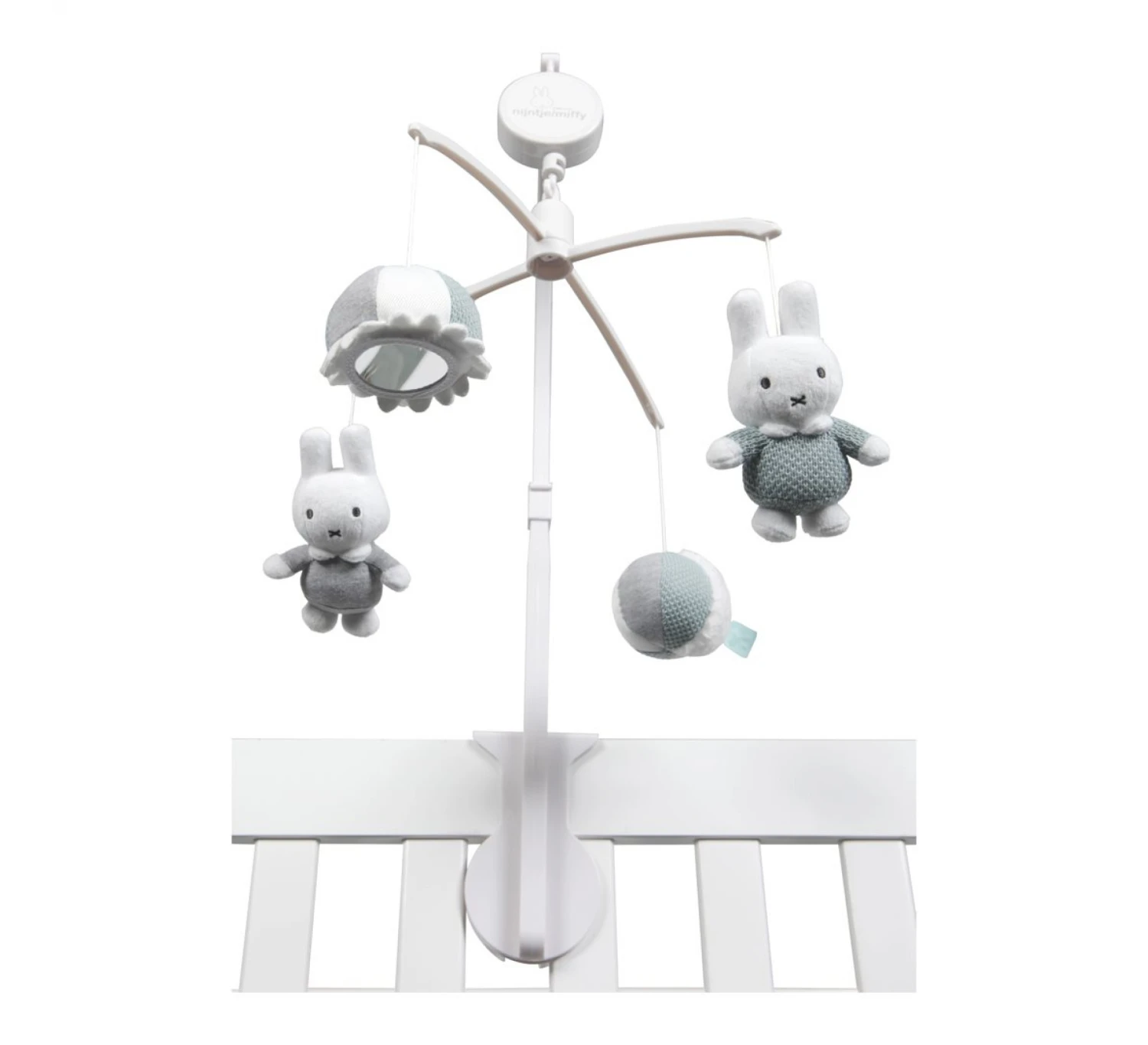 Nijntje Muziekmobiel - Green Knit 1 Nijntje Muziekmobiel - Green Knit