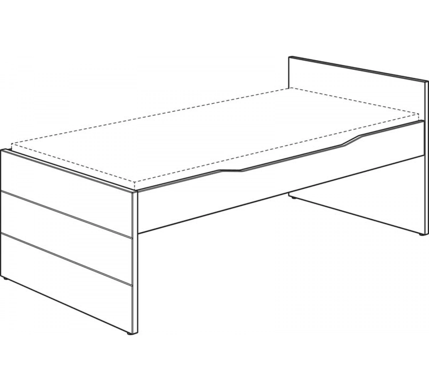Fiona Kajuitbed 90x200 2 Fiona Kajuitbed 90x200 - Afbeelding 2