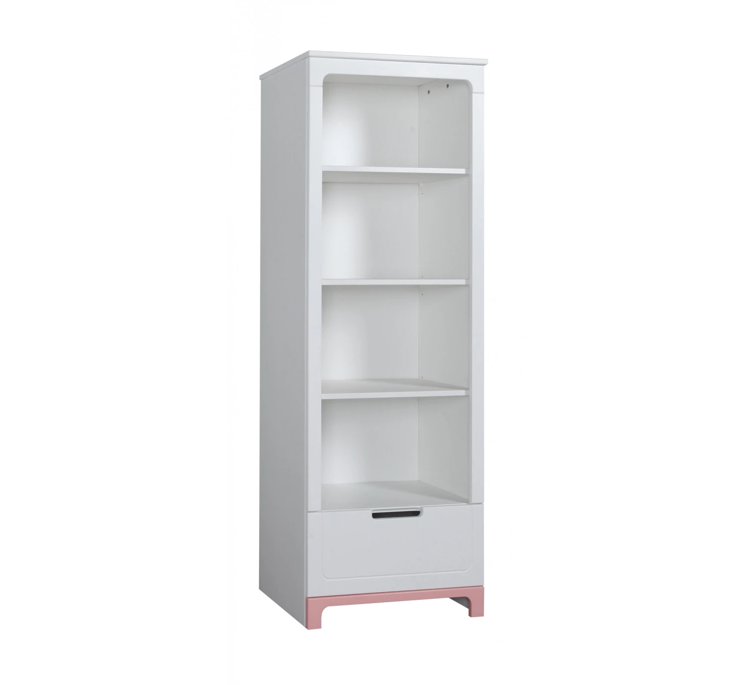 Mini Boekenkast Wit/roze 1 Mini Boekenkast Wit/roze