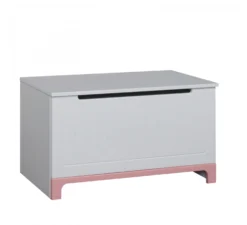 Mini Speelgoedkist Wit/roze