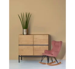 Rocking Kids Chair De Luxe - Black -Babyproducten quax rocking kids chair de luxe black 2