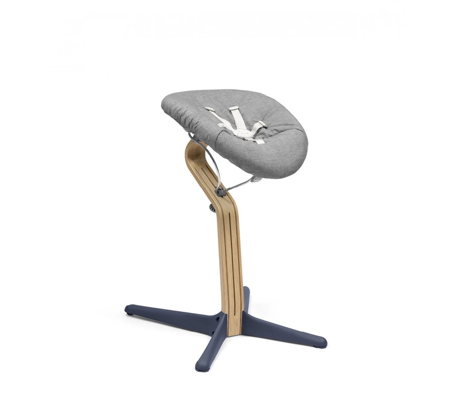 Stokke Nomi® Stoel - Navy/Oak 3 Stokke Nomi® Stoel - Navy/Oak - Afbeelding 3