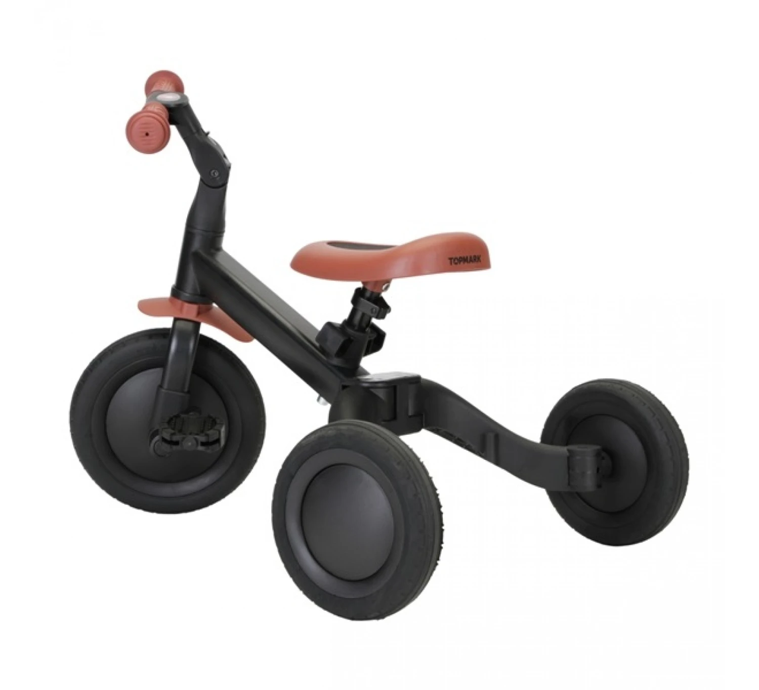 4-in-1 Driewieler Kaya - Zwart 2 4-in-1 Driewieler Kaya - Zwart - Afbeelding 2