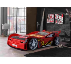 Night Racer Autobed - Rood 3 Night Racer Autobed - Rood -Babyproducten vipack night racer autobed rood 1